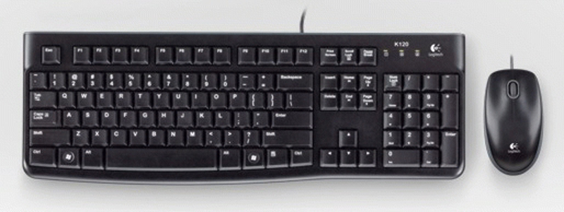 Logitech Desktop MK120 - Keyboard and Mouse set - 920-002559