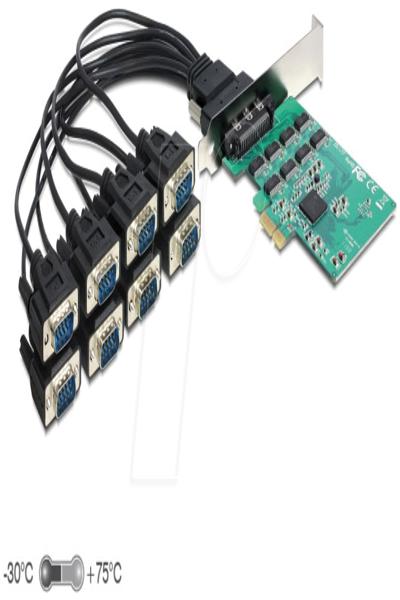 Delock PCI Express-kort > 8 x Seriell RS-232 - 89336