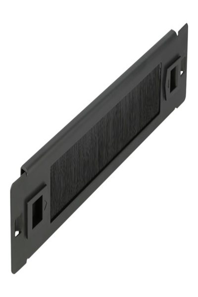 Delock Brush strip panel - rack mountable - 66343