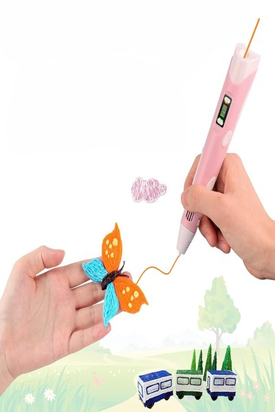 Stylo 3D SMART LIFE jaune Extralink