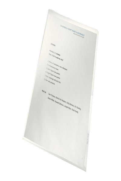 Esselte Leitz SichthÃ¼lle re cycle DIN A4 genarbt 0.13mm PP transparent
