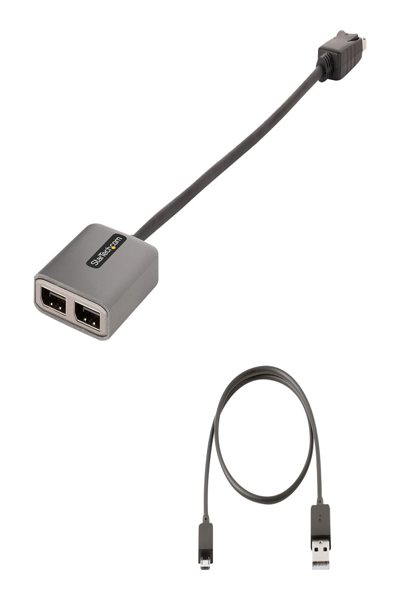 StarTech.com 2-Port DisplayPort MST Hub Dubbel 4K 60Hz - MST14DP122DP