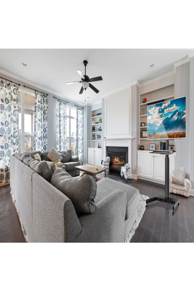 TECHLY TV TROLLEY FOR LCD LED 32"-65" WITH SHELF - ICA-TR35