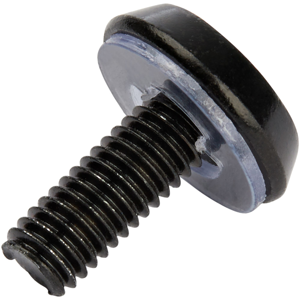 10-32 Server Rack Screws Nuts 50 Pack Black - CABSCREW1032