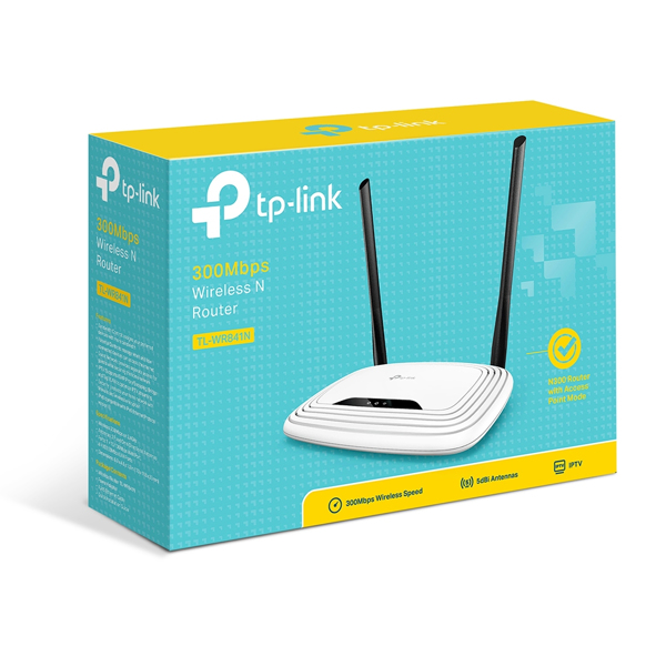 TP-LINK TL-WR841N 300Mbps trådlös N-router - TL-WR841N