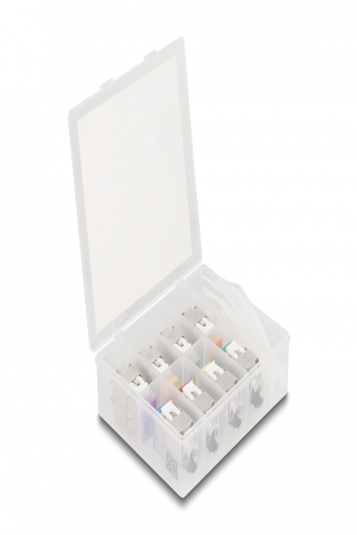 Delock Keystone-modul - RJ-45 (hona) till LSA (hona) - 87896