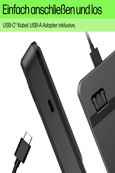 HP 405 Multi-Device Backlit Wired Keyboard: USB-C - 7N7C1AA
