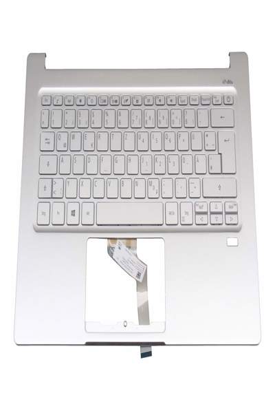 Acer GD2103123B Keyboard incl. Topcase DE German silver/silver with - Keyboard
