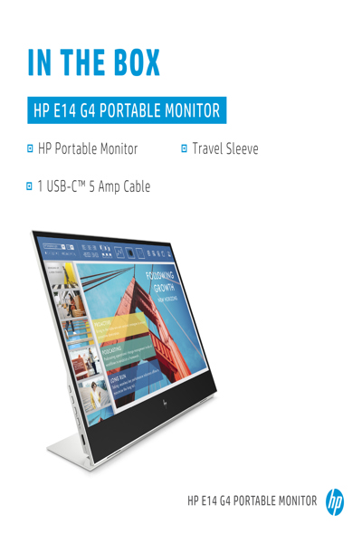 HP E-Series E14 G4 - 35.6 cm (14") - 1920 x 1080 pixels - Full HD - LED - 5 ms - White - 1B065AA#ABB