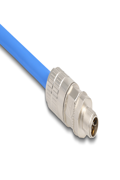 Connecteur réseau Delock - 8 broches M12-X (M)