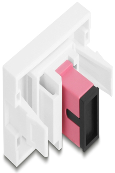 Delock Easy 45 Modul SC Simplex Buchse zu violett weiÃƒÅ¸ - 90895
