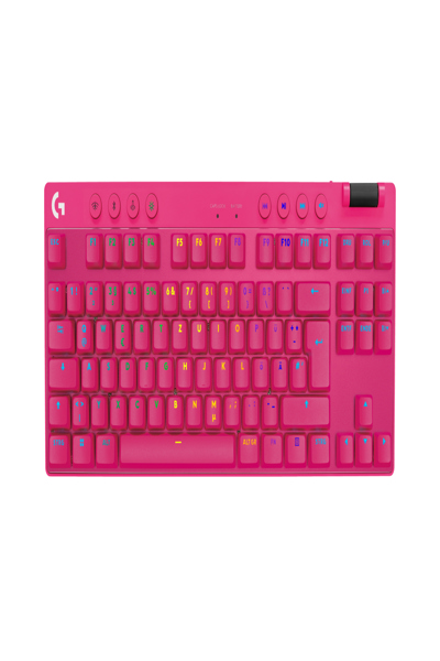 Logitech G 920-012155 - Wireless - RF Wireless + Bluetooth - Mechanical - QWERTZ - RGB LED - Magenta