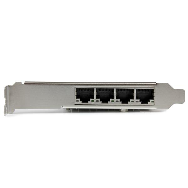 StarTech 4 Port PCI Express Gigabit Ethernet Network Card - Intel I350 NIC - 4-port PCIe Network Adapter with Intel Chip - Network Adapter - PCIe x4 - ST4000SPEXI