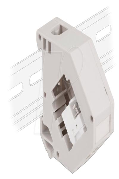 Insert modulaire Delock - montable sur rail DIN