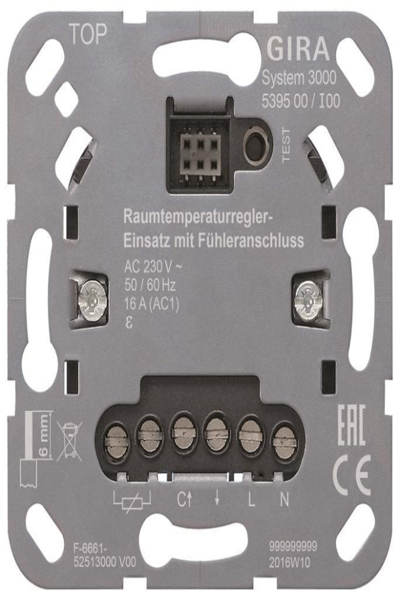 Insert GIRA 539500 S3000 RTR connexion capteur