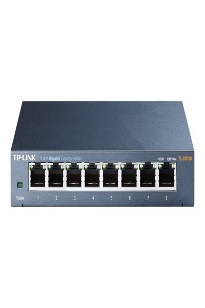 TP-LINK 8-Portars Gigabit Desktop Nätverksswitch - TL-SG108 V4