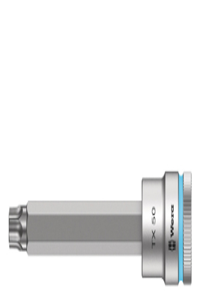 Wera 05003856001, Douille, 1/2", 1 tête(s), T50, Acier au chrome-vanadium, Chrome