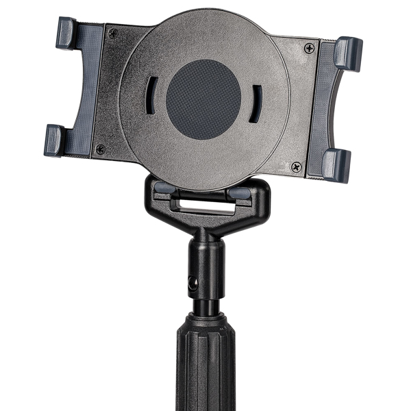 Mobile tablet stand with wheels - Height adjustable - Universal rolling floor stand for tablets 17.78-27.94cm 7-11inch - STNDTBLTMOB
