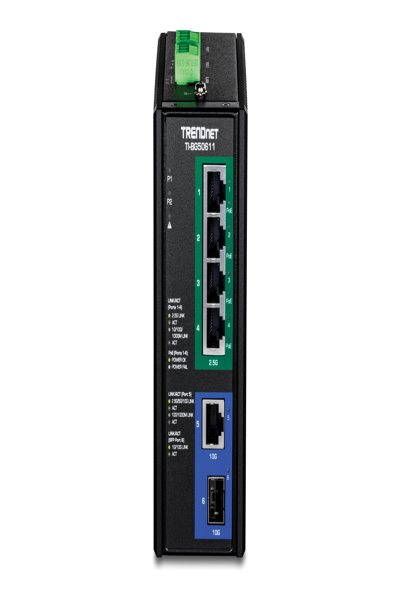TRENDNET TI-BG50611 DIN-RAIL SWITCH 2.5G