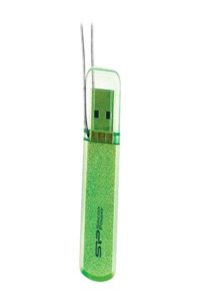 Silicon Power 8GB Helios 101 - 8 GB - USB Type-A - 2.0 - Cap - 10 g - Green - SP008GBUF2101V1N