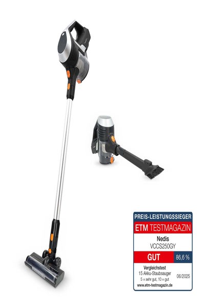 Nedis Stick Staubsauger| 130 W| 25.9 VAC| Motorisierte weiche BÃƒÂ¼rste mit integrierter