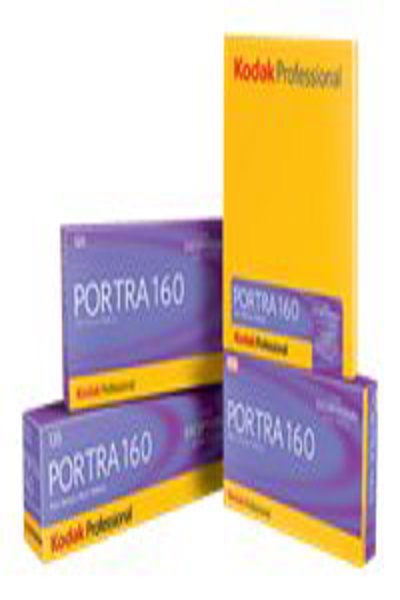 Kodak Portra 160 10,2 cm x 12,7 cm, 10 feuilles