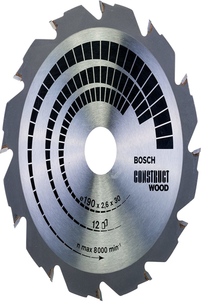 Bosch 2 608 640 633 - Construction wood - 19 cm - 3 cm - 1.6 mm - 2.6 mm - 1 pc(s)