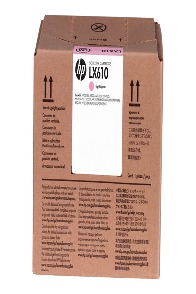 HP LX610 3-Liter Light Magenta Latex Ink Cartridge