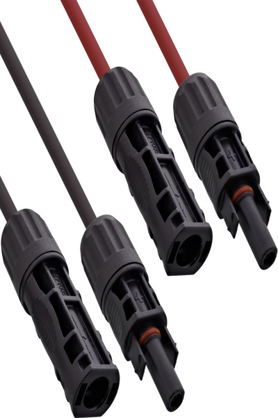 INLINE SOLAR CABLE EXTENSION SET 4MM² 0.3M
