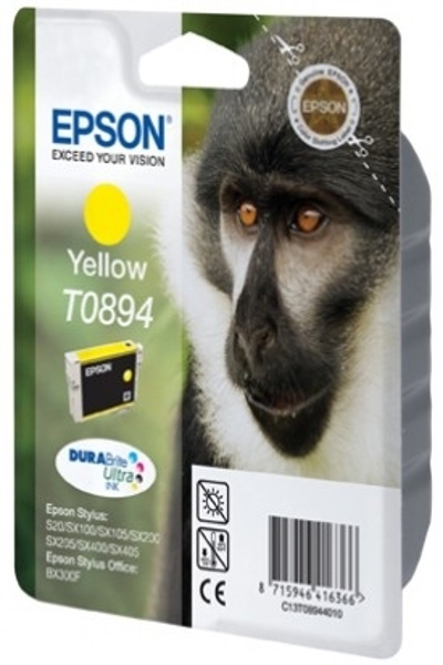 Encre Epson Monkey Singlepack Jaune T0894 DURABrite Ultra - Encre pigmentée - 1 pièce(s)