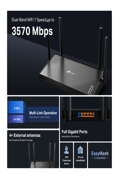 TP-LINK ARCHER BE220 Wi-Fi 7 - ARCHER BE220