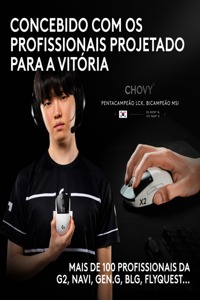 Logitech PRO X2 SUPERSTRIKE - Mouse - Optical - 910-007777