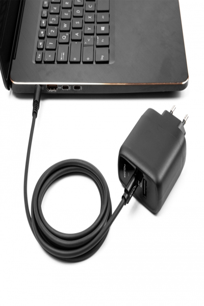 Delock Power cable - 24 pin USB-C (M) to DC jack 7.4 x 5 mm (M) - 87975
