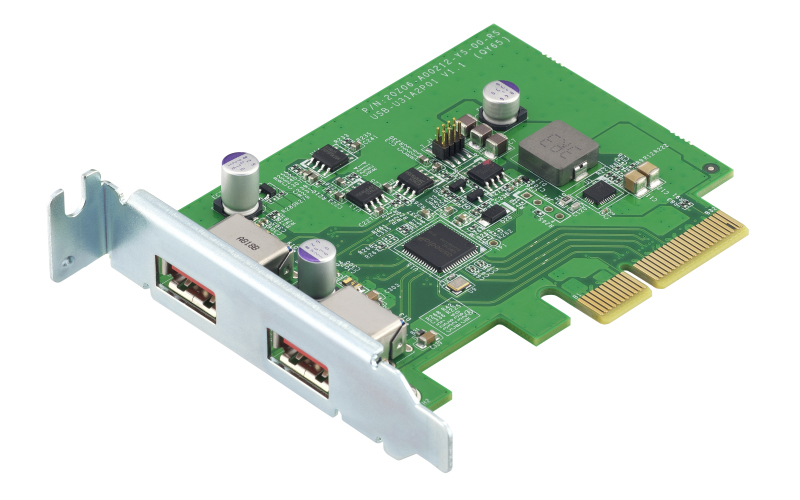 QNAP QXP-10G2U3A - PCIe - USB 3.2 Gen 2 - QXP-10G2U3A