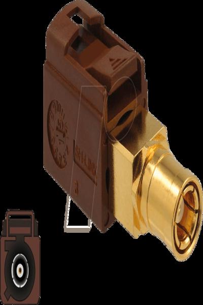 Delock RF adapter - FAKRA F connector female to SMB female - 89682