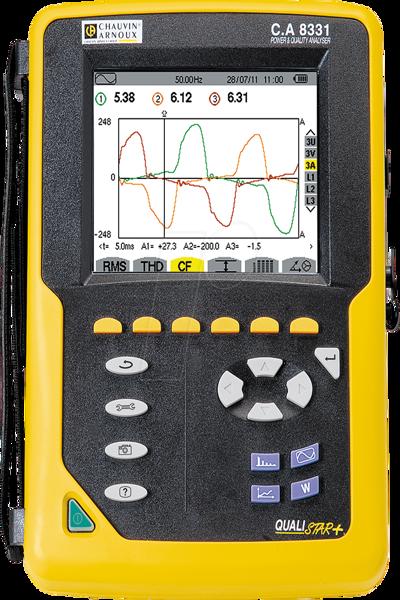 Chauvin Arnoux C.A 8331 Netz-AnalysegerÃƒÂ¤t 3phasig mit Loggerfunktion