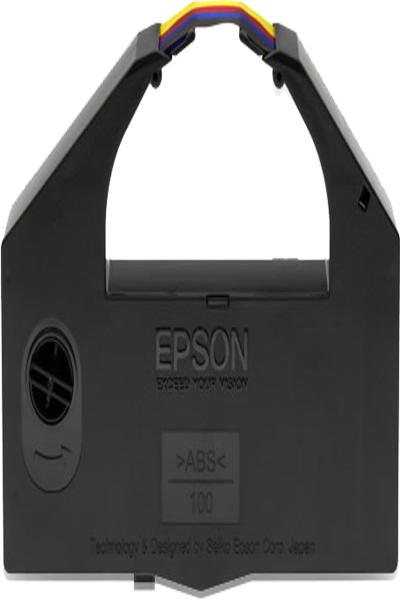 Ruban couleur Epson SIDM pour DLQ-3000/+/3500 (C13S015067) - DLQ-3000/+/3500 - Noir - Cyan - Magenta - Jaune - Matrice à points - 24 broches - Noir - Chine