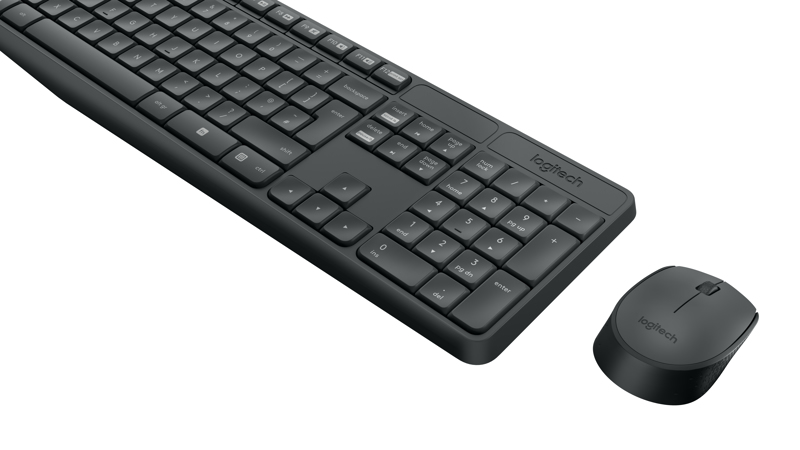 Logitech MK235 - Tangentbord och Mus set - 920-007931