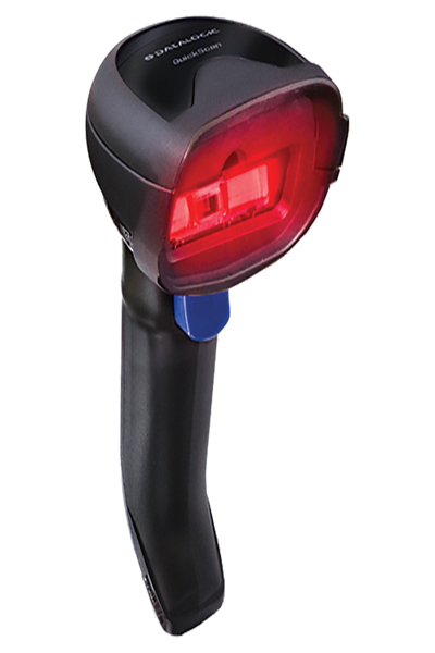 Datalogic QuickScan I QD2220 Kit Linear Imager USB-only Black (Kit includes Scanner USB Cable 90A052065 and Stand STD-QW25-BK) - QD2220-BKK1S