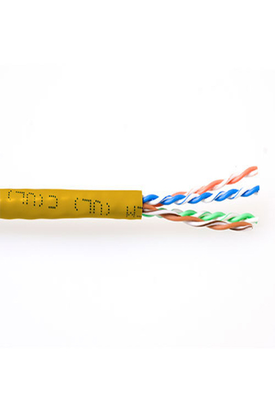 ACT CAT6 U/UTP stranded patch yellow 305 m - 305 m - Cat6 - Yellow
