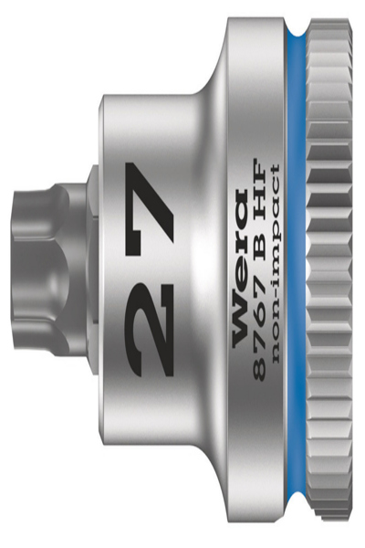 Wera 05003064001, Douille, 3/8", 1 tête(s), T27, Acier au chrome-vanadium, Chrome