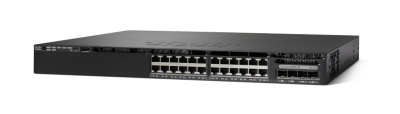 Catalyst 3650 Switch 1GbE IP Base 24x1G+2xSFP+ L3 managed WS-C3650-24TD-S - WS-C3650-24TD-S
