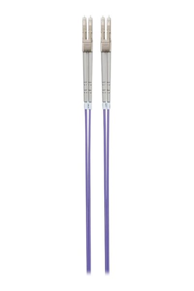 Intellinet Fiber Optic Patch Cable OM4 LC/LC 1m Violet - 750875