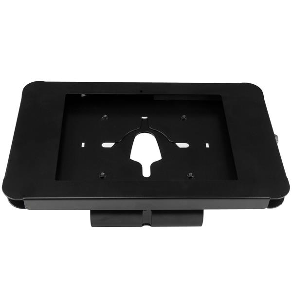 StarTech Secure Tablet Stand - Desk or Wall-Mountable - 24.6 cm (9.7") - Black - Steel - 9.7" iPad - 1.3 cm - Key - SECTBLTPOS