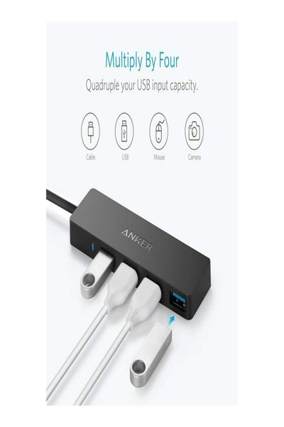 Anker A7516016 USB 3.2 hub, 5000 Mbit/s