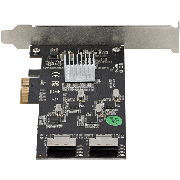StarTech SATA PCIe Controller 8 Port - 6 Gbit/s PCI Express SATA adapter - SATA PCIe interface card - PCI-e x4 Gen 2 to SATA III - SATA HDD/SSD (8P6G PCIE SATA CARD) - 8P6G-PCIE-SATA-CARD