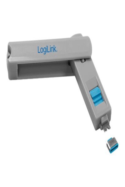 LogiLink AU0053 USB Type-C Port Blocker Blue 10-Pack - AU0053
