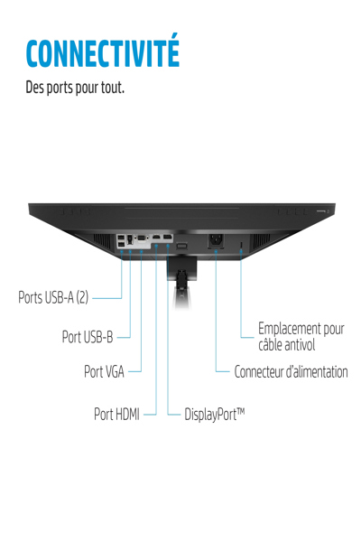 HP E24MV G4 Conferencing Monitor: 24-inch (60.5 cm) conferencing monitor. - 169L0E9#ABU