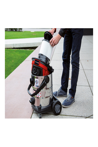 Filtre plissé Einhell pour aspirateur eau et poussière - Classe de poussière L