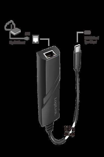 LogiLink USB-C till Gigabit Ethernet-adapter - UA0238A